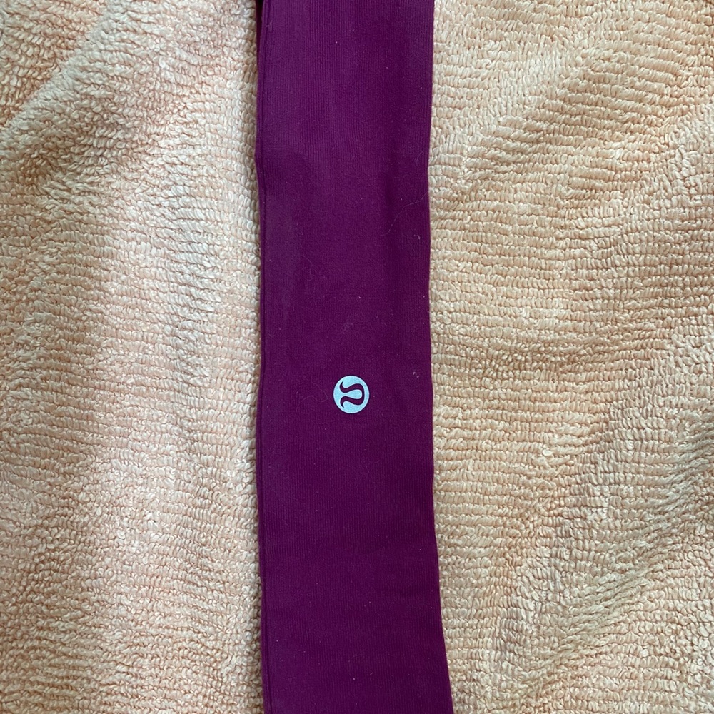 another dark purple lululemon headband!